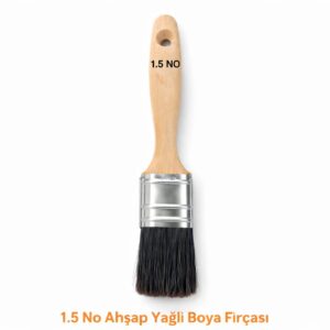 AHŞAP YAĞLI BOYA FIRÇASI NO1,5